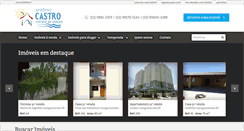 Desktop Screenshot of castroimoveislitoral.com.br