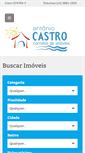 Mobile Screenshot of castroimoveislitoral.com.br