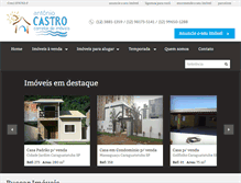 Tablet Screenshot of castroimoveislitoral.com.br